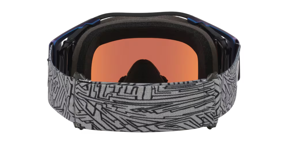 Oakley Airbrake MX Goggles w/Grey Strike Strap & Prizm MX Sapphire Iridium Lenses