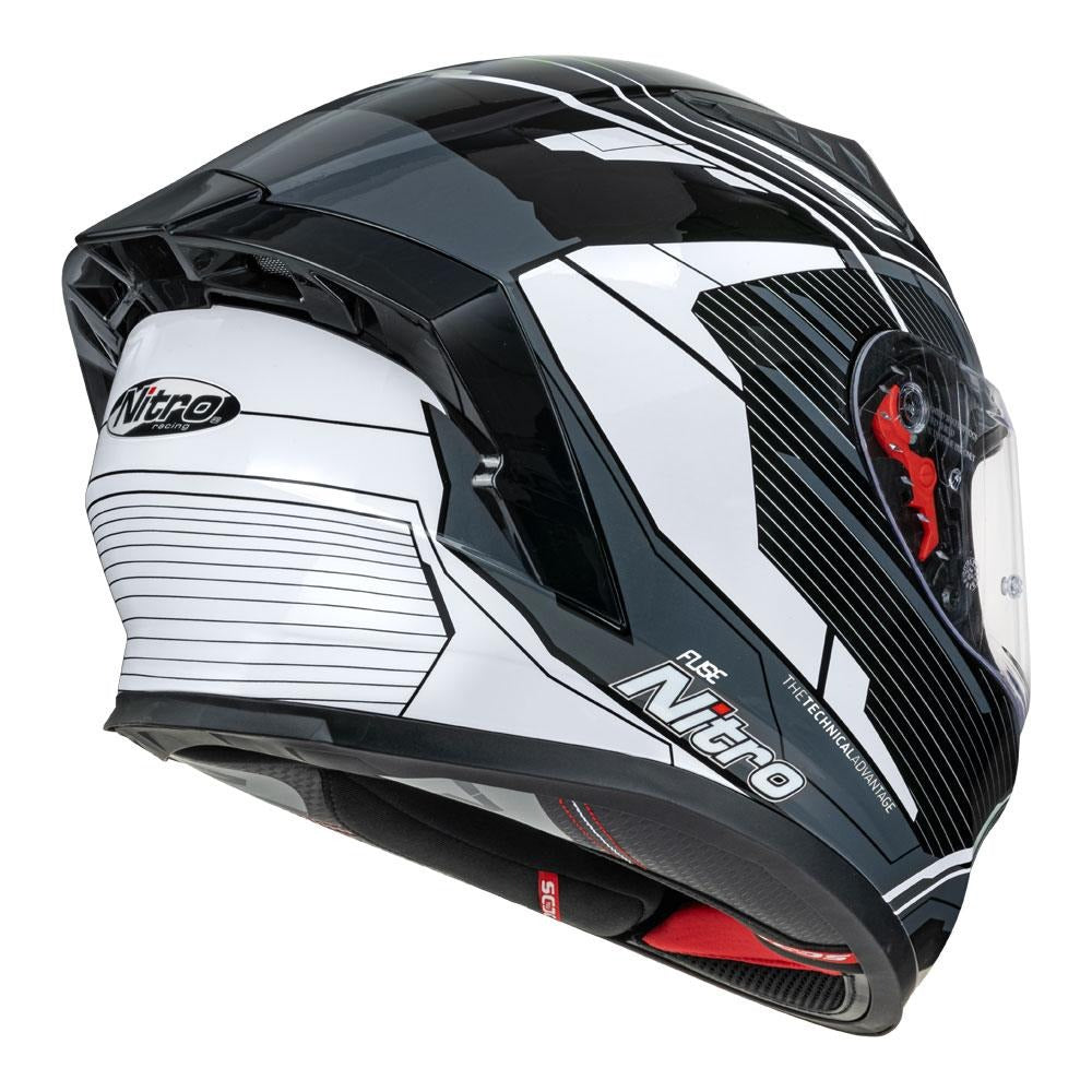 Nitro N501 DVS Fuse Gloss Grey/White/Black Helmet