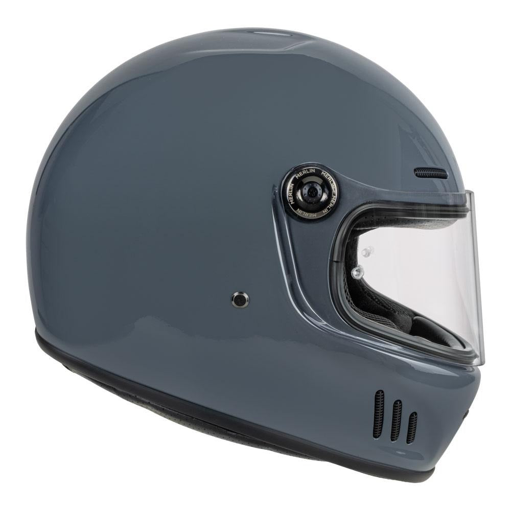 Merlin Revival Gloss Nardo Grey Helmet