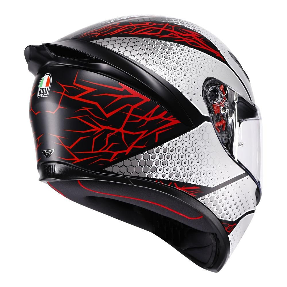 AGV K1 S Speedarmor Matte Black/Grey/Red Helmet