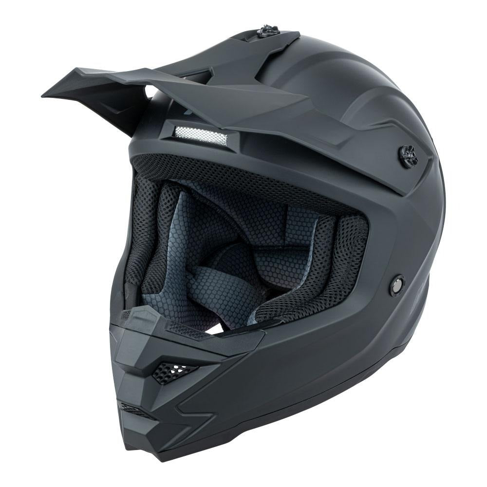 Nitro MX710 Satin Black Youth Helmet