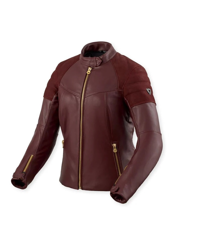 REV'IT! London Aubergine Womens Leather Jacket