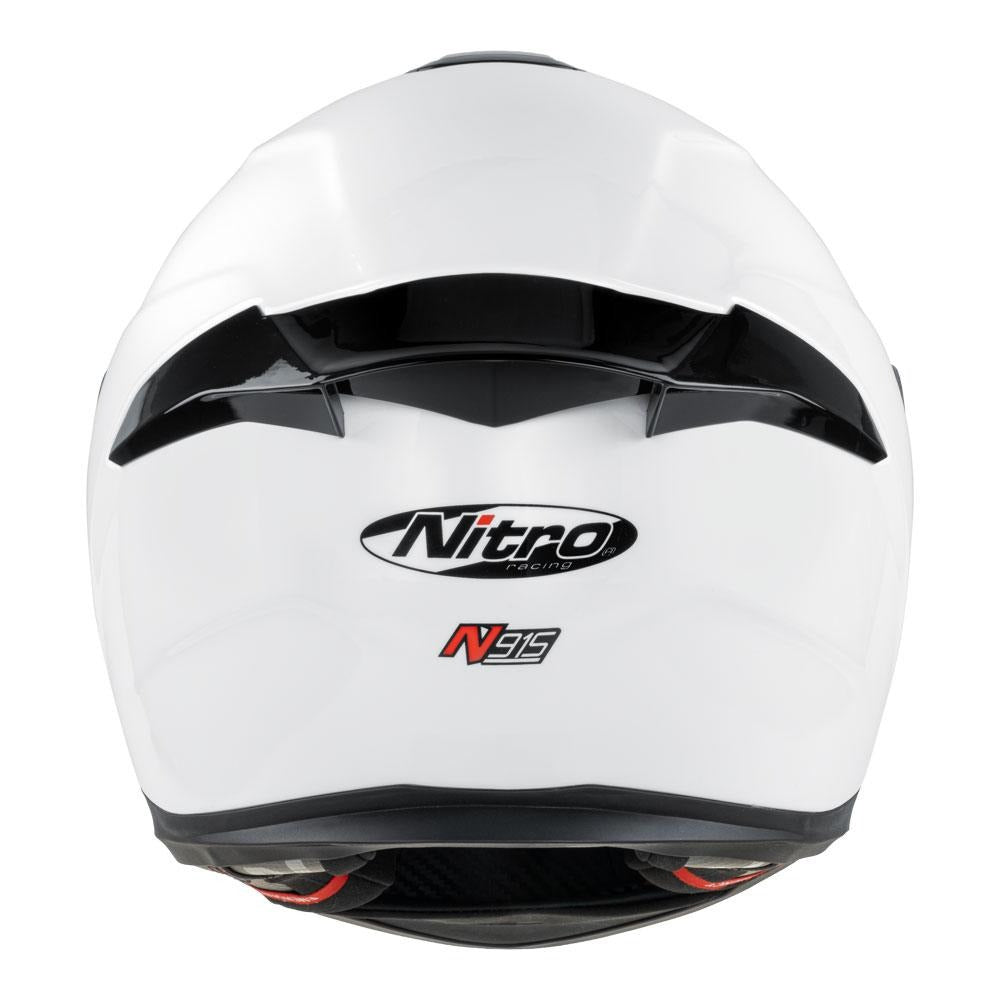 Nitro N915 Gloss White Helmet