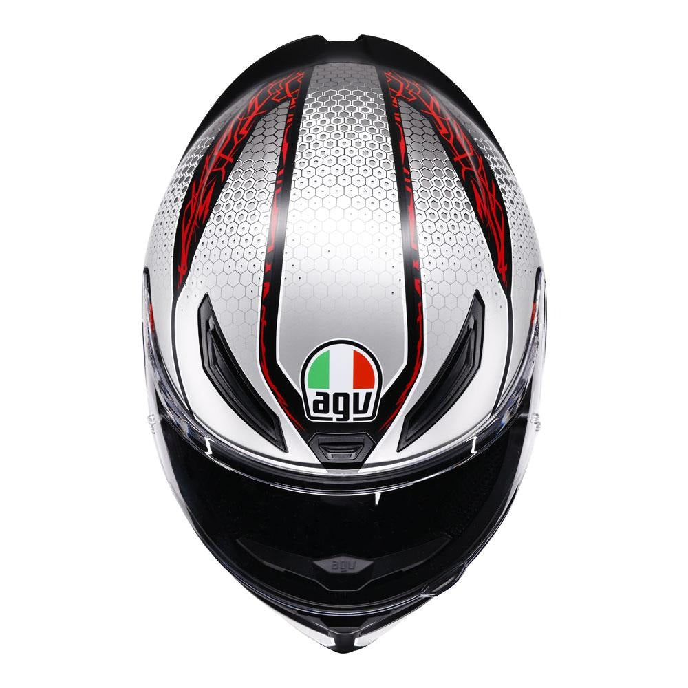 AGV K1 S Speedarmor Matte Black/Grey/Red Helmet