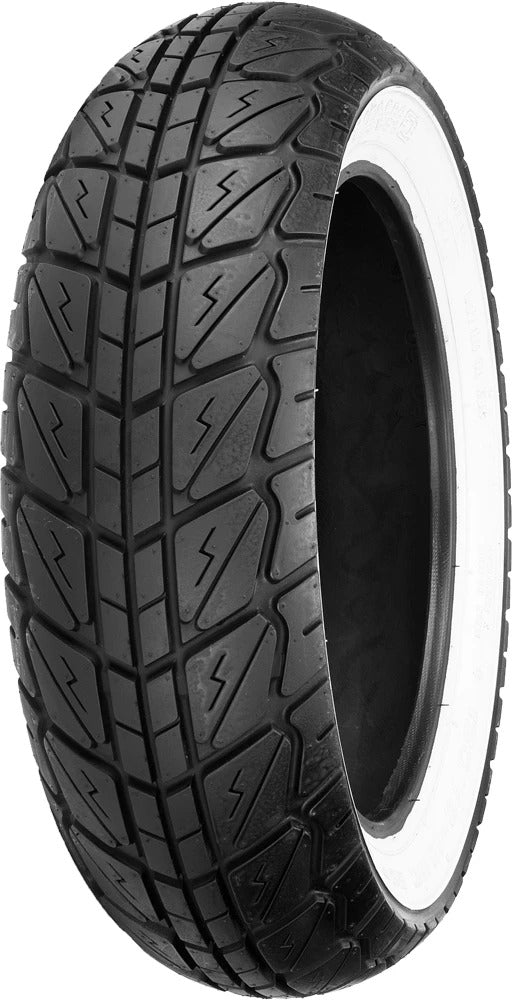 Shinko SR723 White Wall Front or Rear Tyre 130/70-12 M/C 62P Tubeless