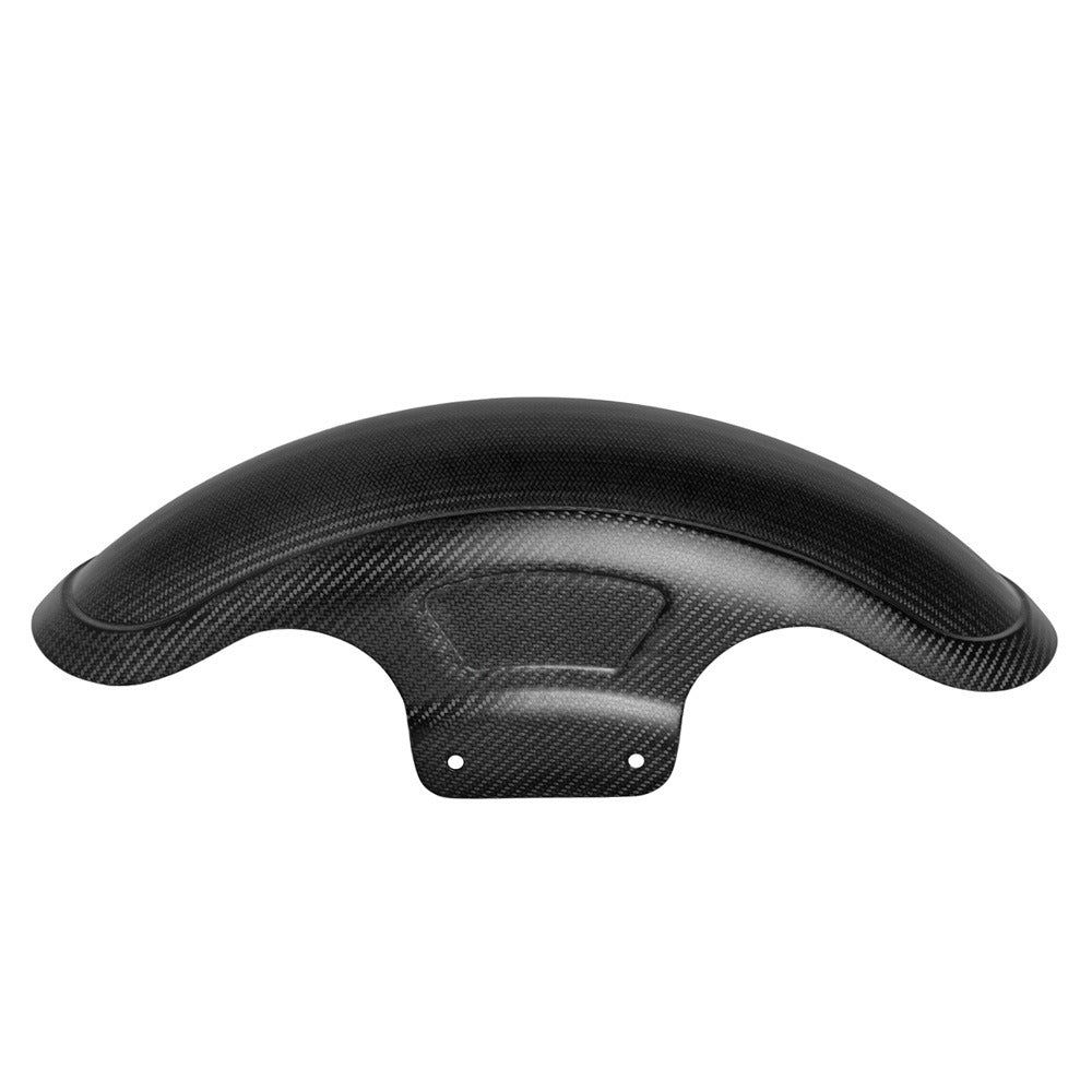 Saddlemen SAD-CF-823-07-001M Shorty Carbon Front Fender Matte Finish for Harley-Davidson CVO Touring 23-Up/Street Glide/Road Glide/Touring 24-Up Models w/19" Front Wheel