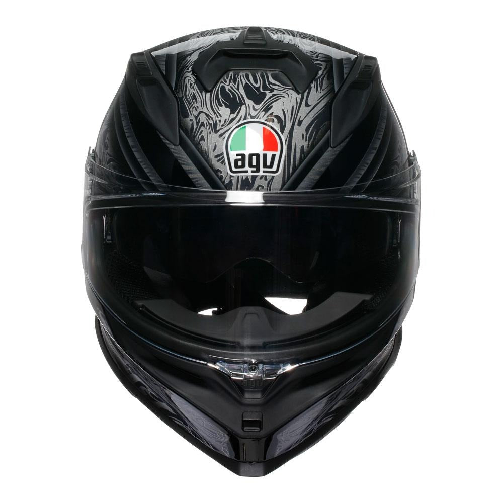 AGV K7 Damascus Black/Silver Helmet