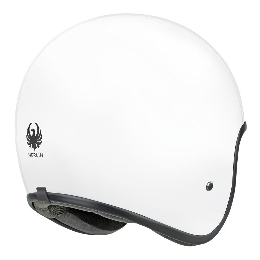 Merlin Blackbird Gloss White Helmet