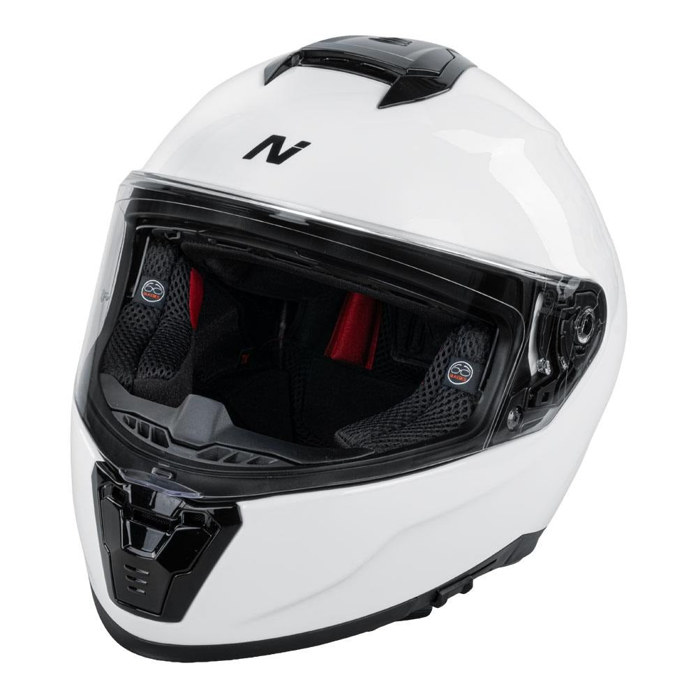 Nitro N915 Gloss White Helmet