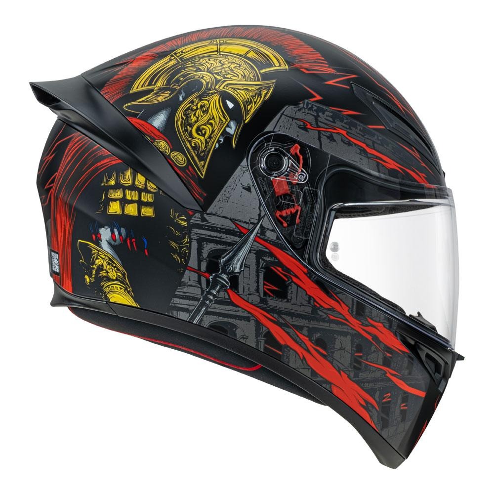 AGV K1 S Gladiator Matte Black/Gold/Red Helmet