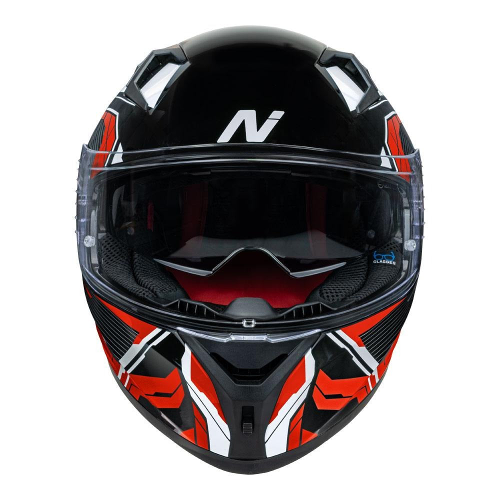 Nitro N501 DVS Fuse Gloss Red/White/Black Helmet