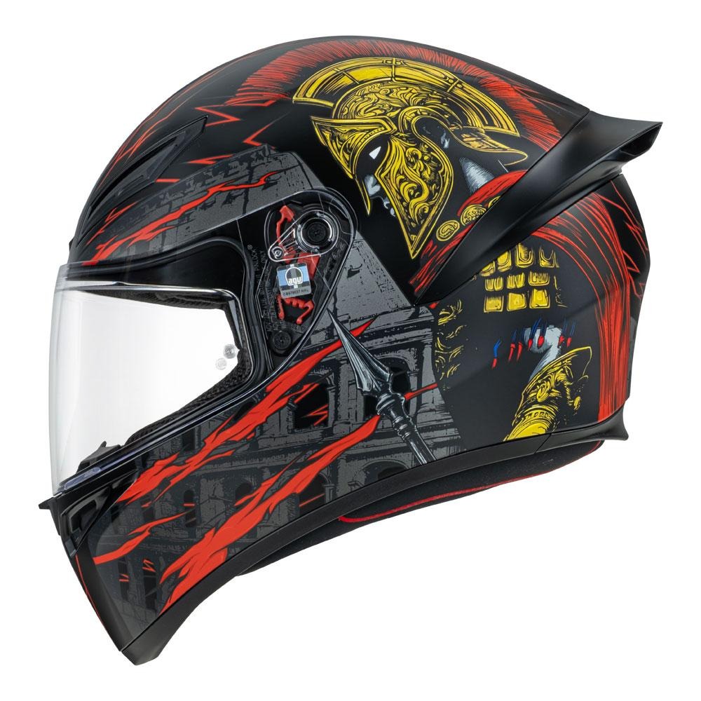 AGV K1 S Gladiator Matte Black/Gold/Red Helmet