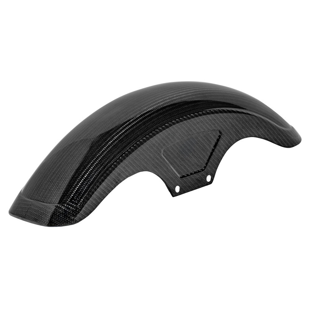 Saddlemen SAD-CF-8-0003 Carbon Front Fender Gloss Finish for Harley-Davidson Narrow Glide Dyna 91-05/FXR 82-94/Sportster 73-22 Models