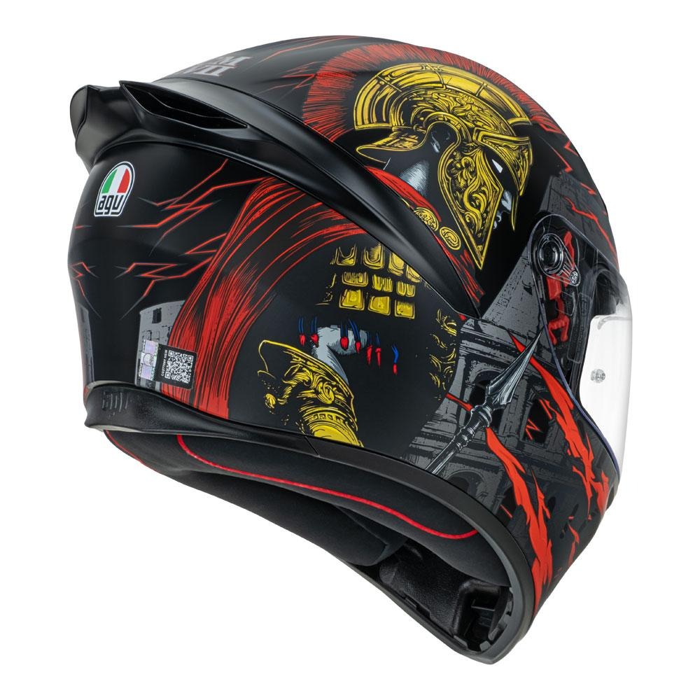 AGV K1 S Gladiator Matte Black/Gold/Red Helmet