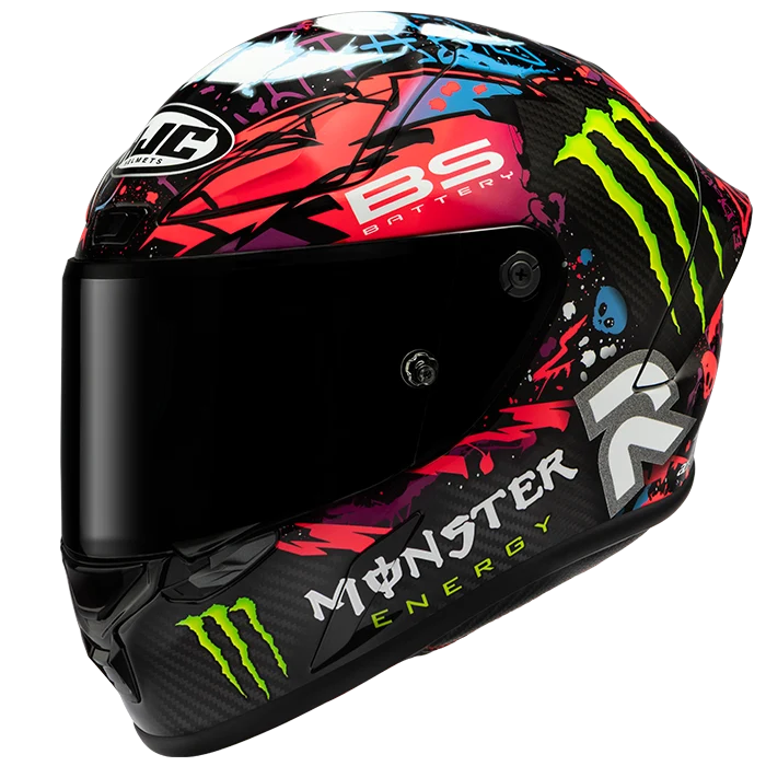 HJC RPHA 1 V2 Carbon Funky Diablo MC-8 Helmet