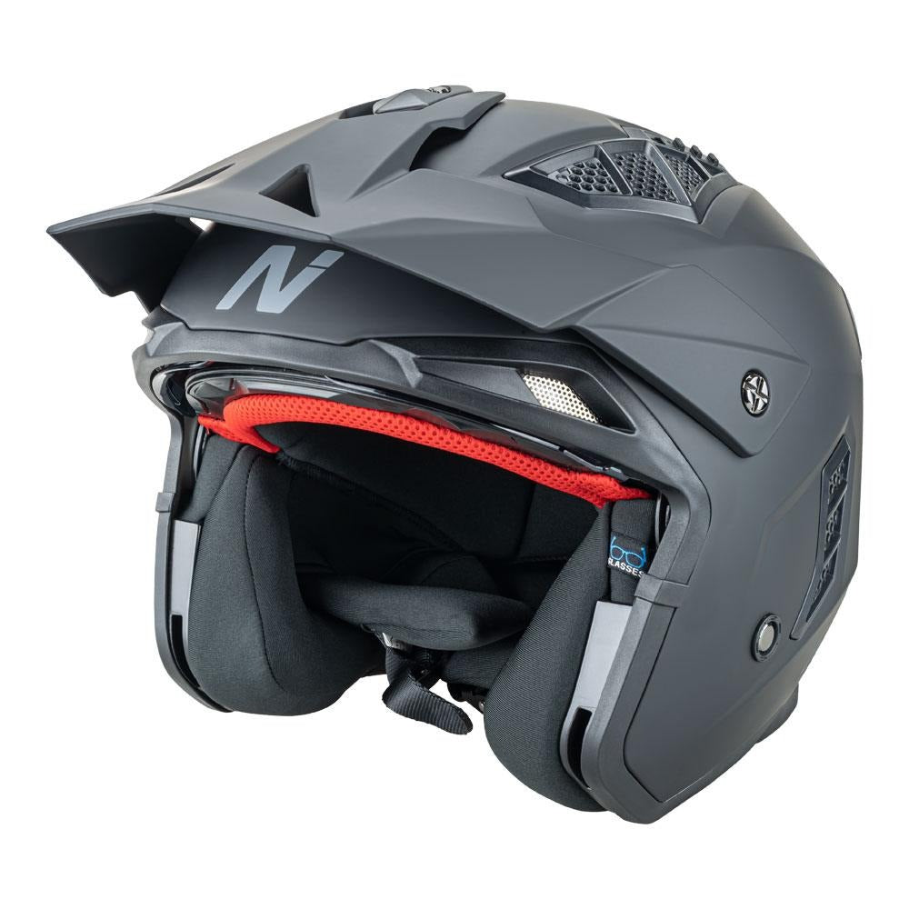 Nitro NZ302 Commando Matte Black Helmet