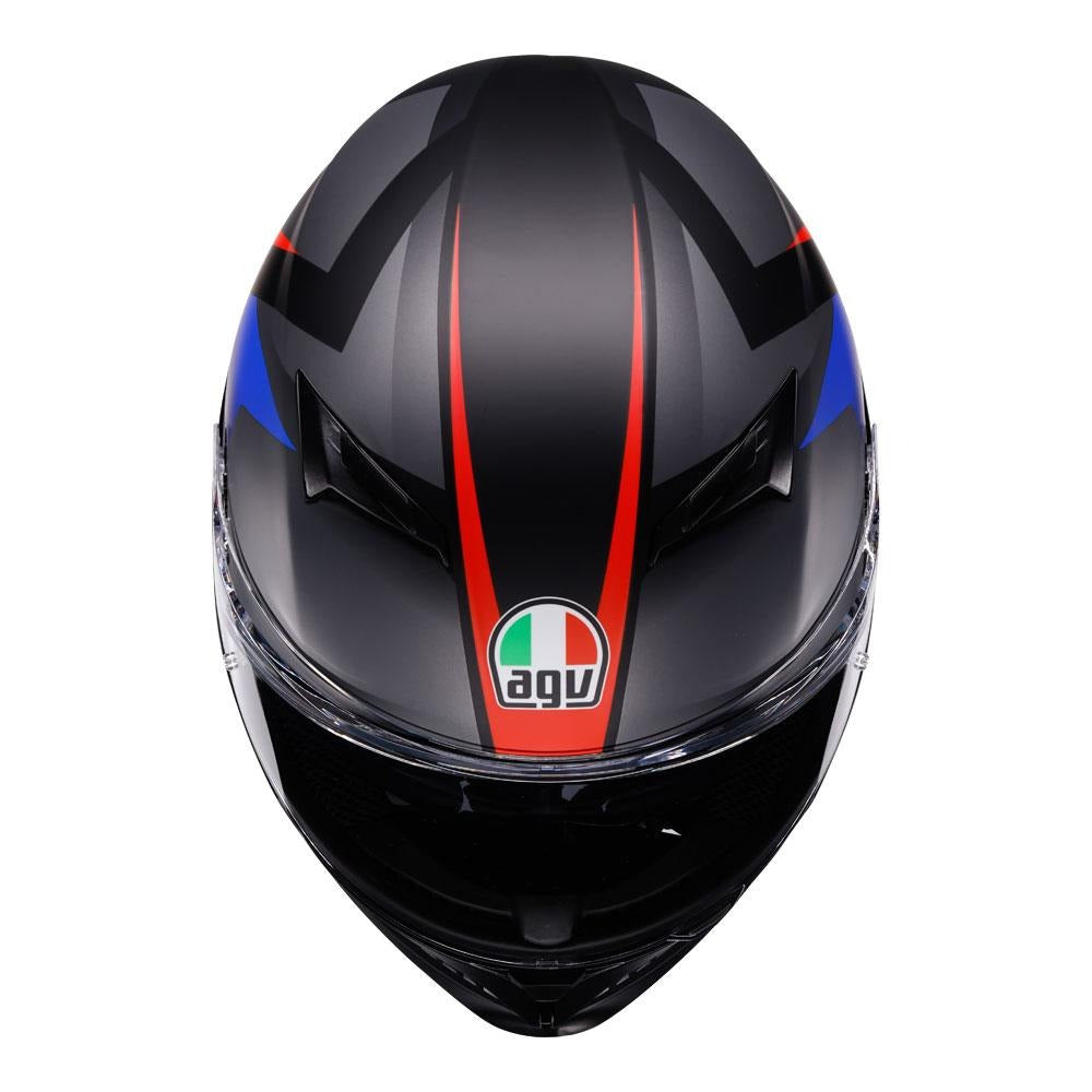 AGV K3 Striga Matte Black/Blue/Red Helmet