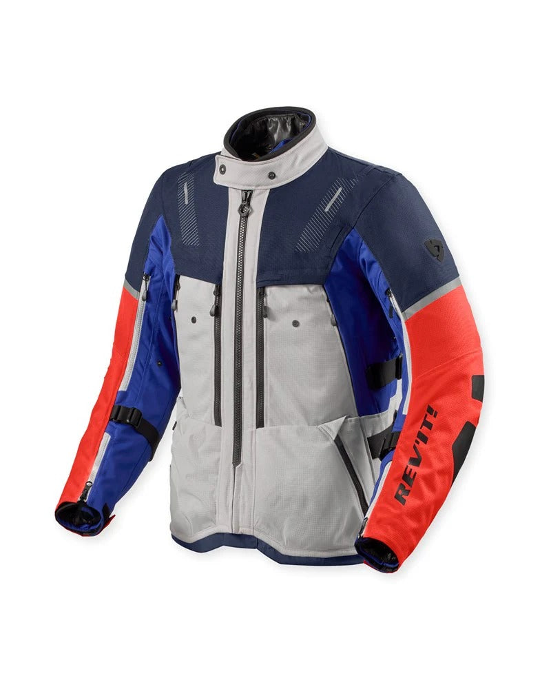 REV'IT! Sand 5 H2O Silver/Blue Textile Jacket
