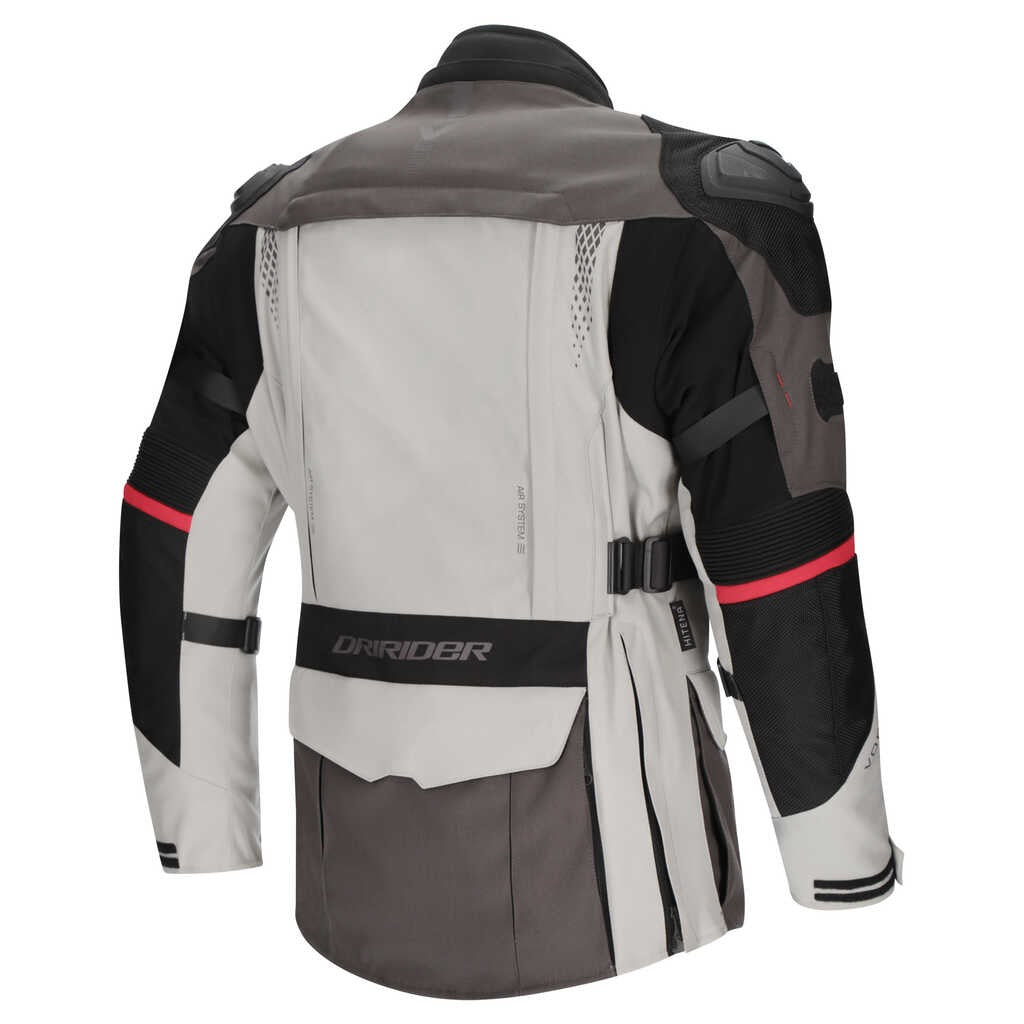 DriRider Vortex Adventure III Grey/Light Grey/Black Textile Jacket