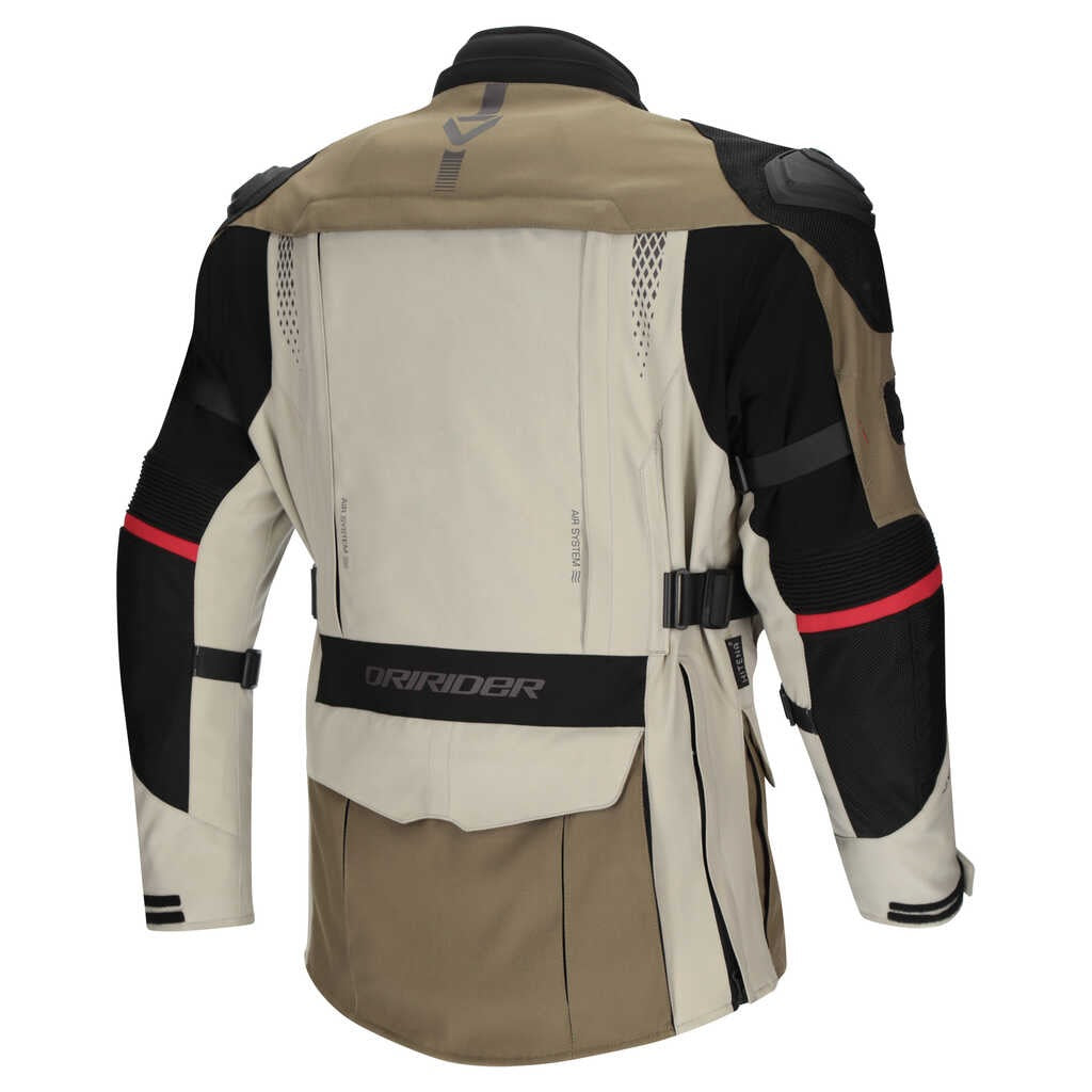 DriRider Vortex Adventure III Khaki/Stone/Black Textile Jacket
