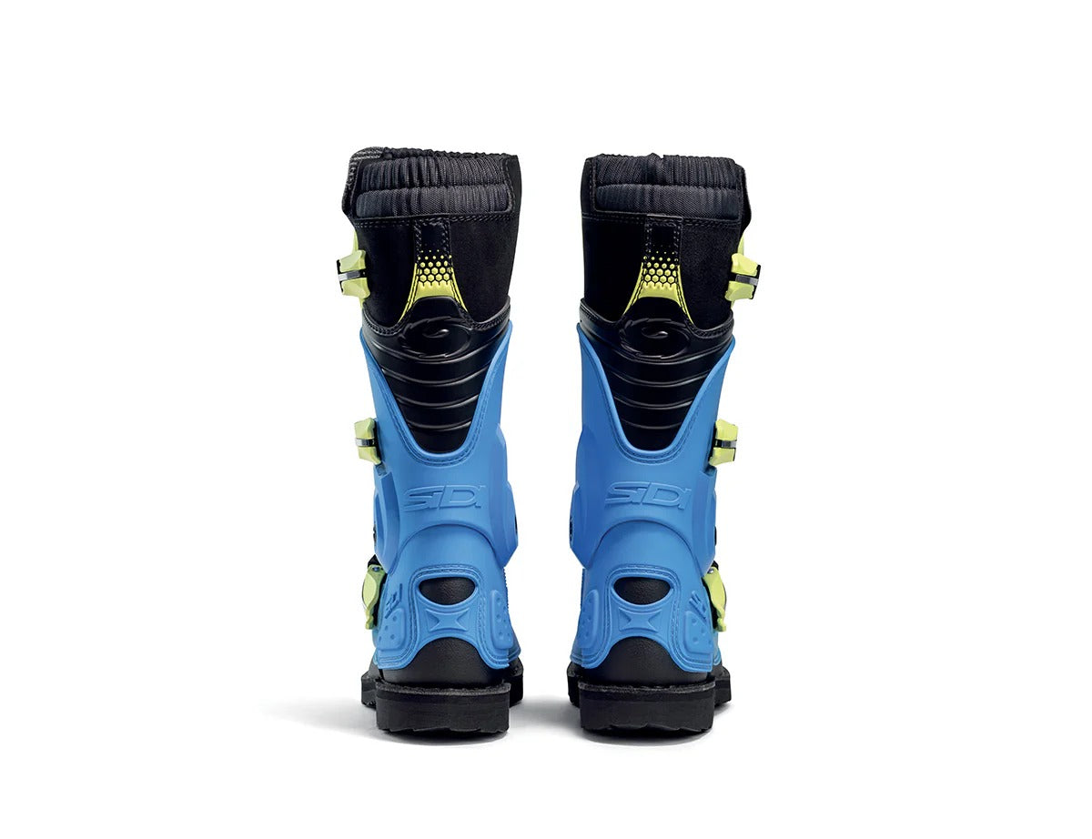 Sidi Flame Light Blue/Lime/Black Youth Boots
