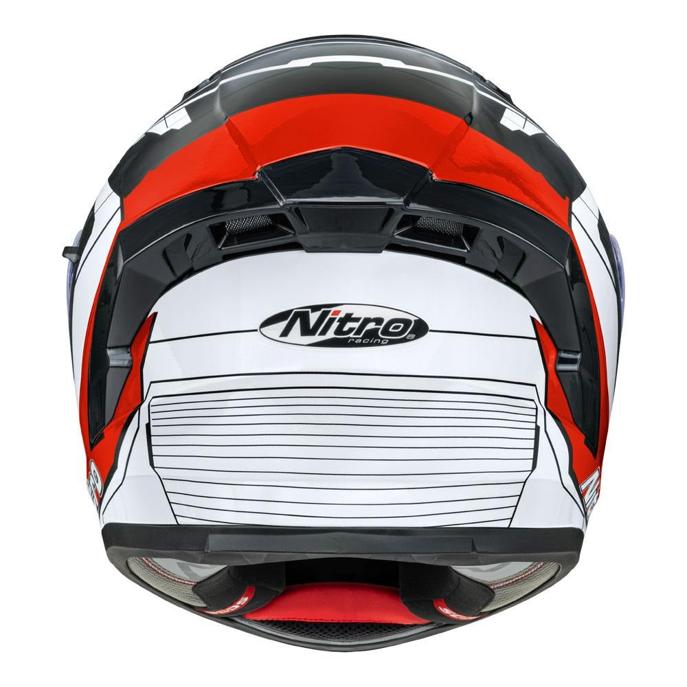 Nitro N501 DVS Fuse Gloss Red/White/Black Helmet