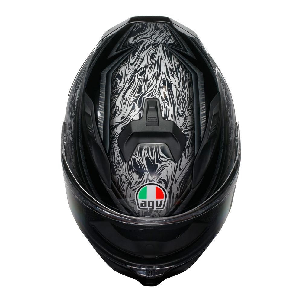 AGV K7 Damascus Black/Silver Helmet