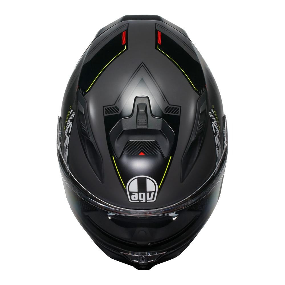 AGV K7 Kyber Matte Grey/Fluro Yellow Helmet