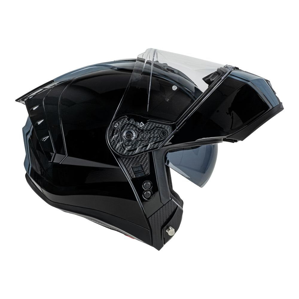 Nitro F920 DVS Turismo Gloss Black/Gunmetal Grey Modular Helmet
