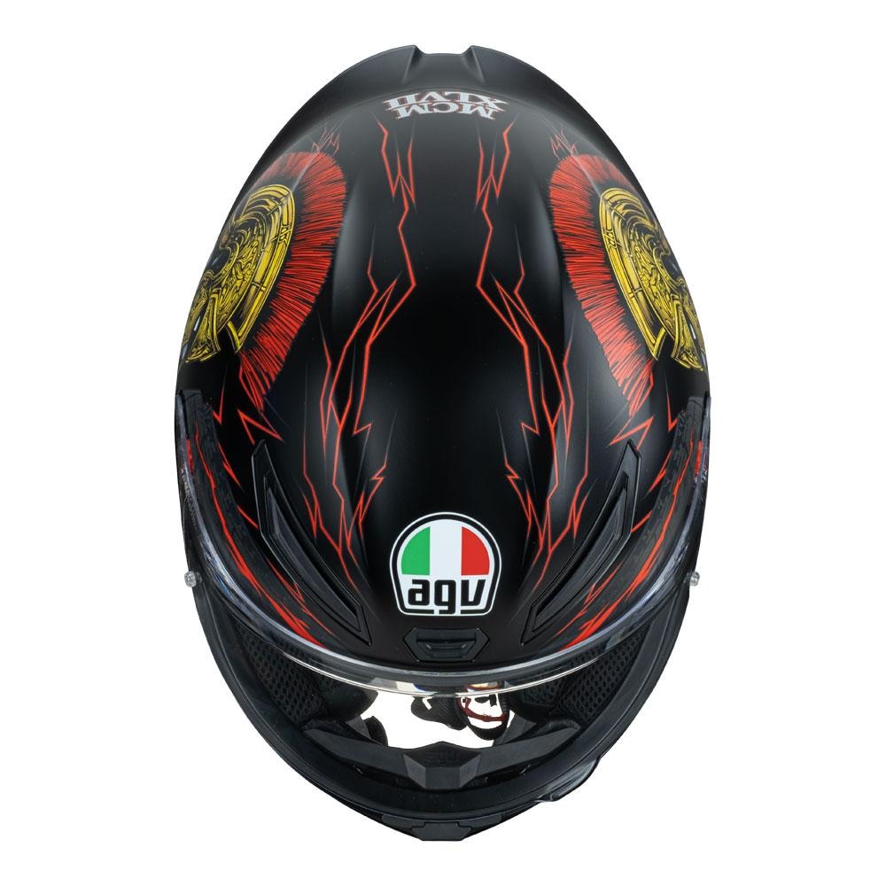 AGV K1 S Gladiator Matte Black/Gold/Red Helmet