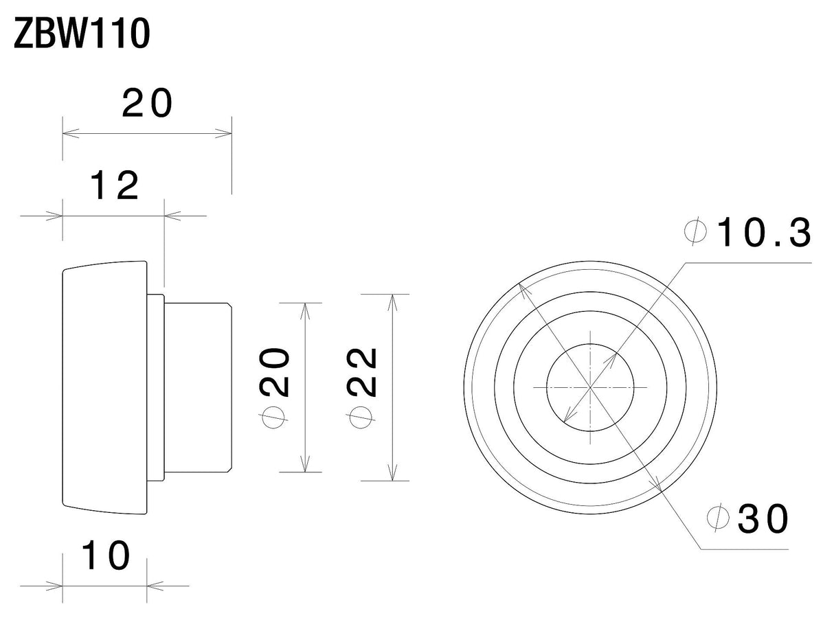 Rizoma R-ZBW110U OEM Handguard Screw Covers Blue