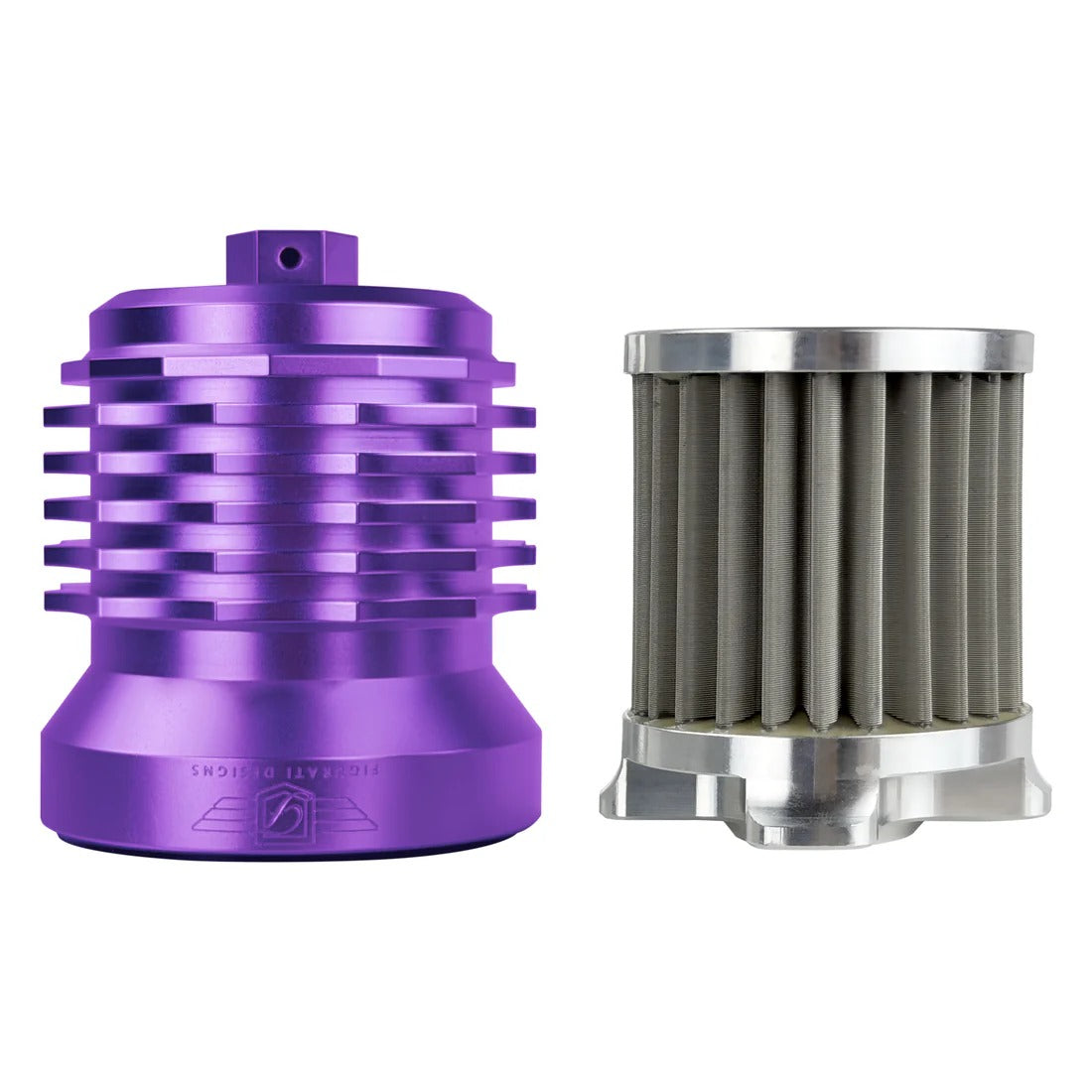Figurati Designs FIG-FDP01-OILFIL-P Magnetic Reusable Oil Filter Purple for Harley-Davidson Milwaukee Eight 17-Up/Twin Cam 99-17/Evolution 84-99/Sportster 84-21