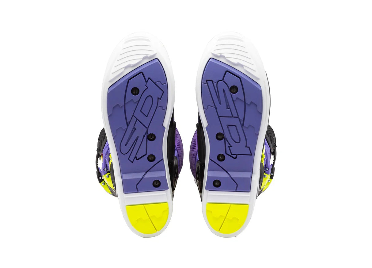Sidi Crossfire 3 SRS Violet/Black/Fluro Yellow Boots