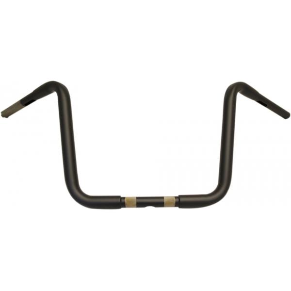 LA Choppers LA-7310-10BLK 10" x 1-1/4" Ape Hanger Handlebar Gloss Black