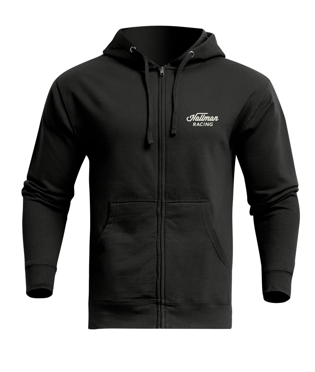 Thor 2024 Hallman Heritage Black Zip-Up Hoodie
