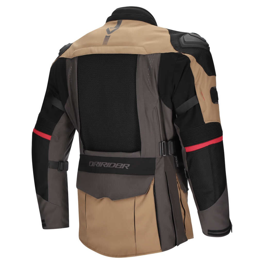 DriRider Vortex Adventure III Dark Grey/Brown/Black Textile Jacket
