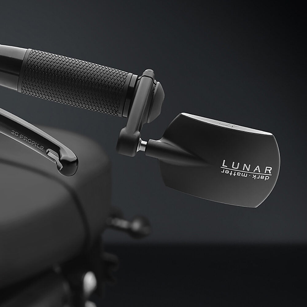 Rizoma Lunar Bar End Mirror Black (Each)