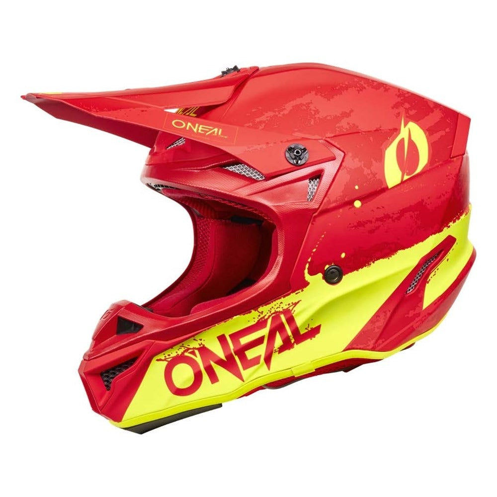Oneal 2027 5 SRS Paint Red/Neon Yellow Helmet
