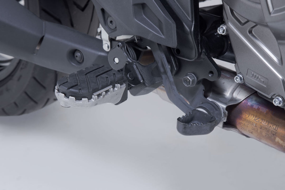 SW-Motech SW-FRS0501180200-S ION Footrest Mounting Kit Silver for Suzuki V-Strom 800 22-Up