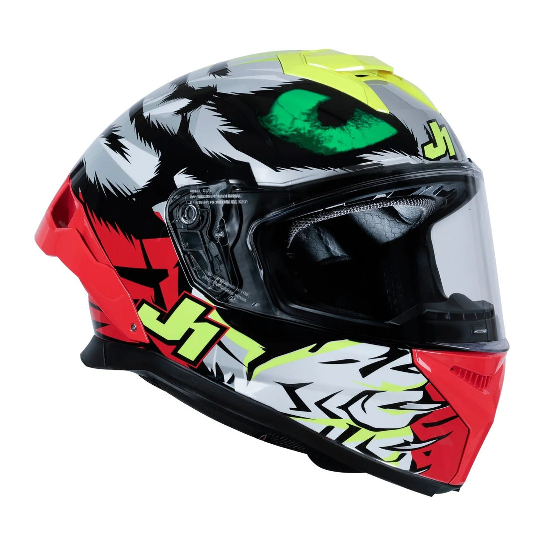 Just1 J-STR Demonic Gloss Red/Yellow/Black Helmet