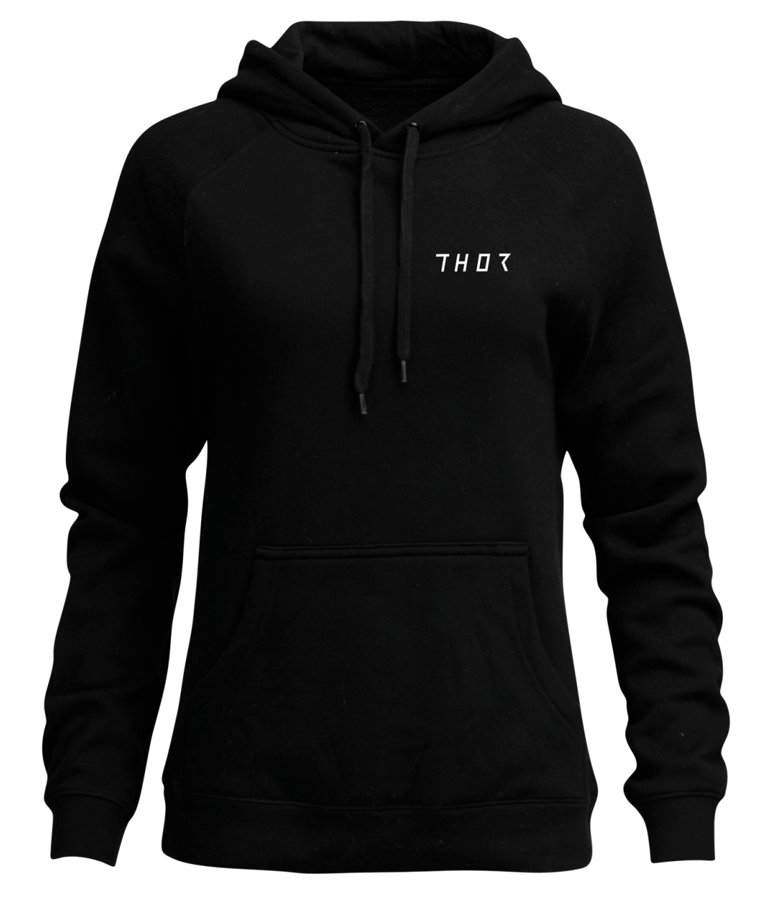 Thor 2025 Trax Black Womens Pullover Hoodie