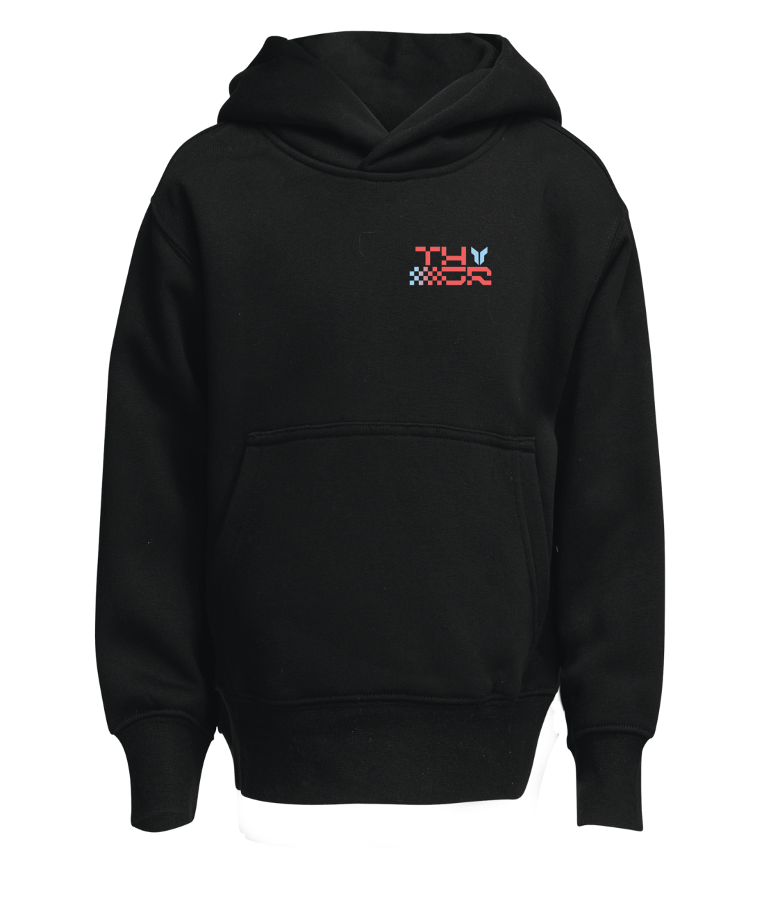 Thor 2026 Vantage Black Youth Pullover Hoodie