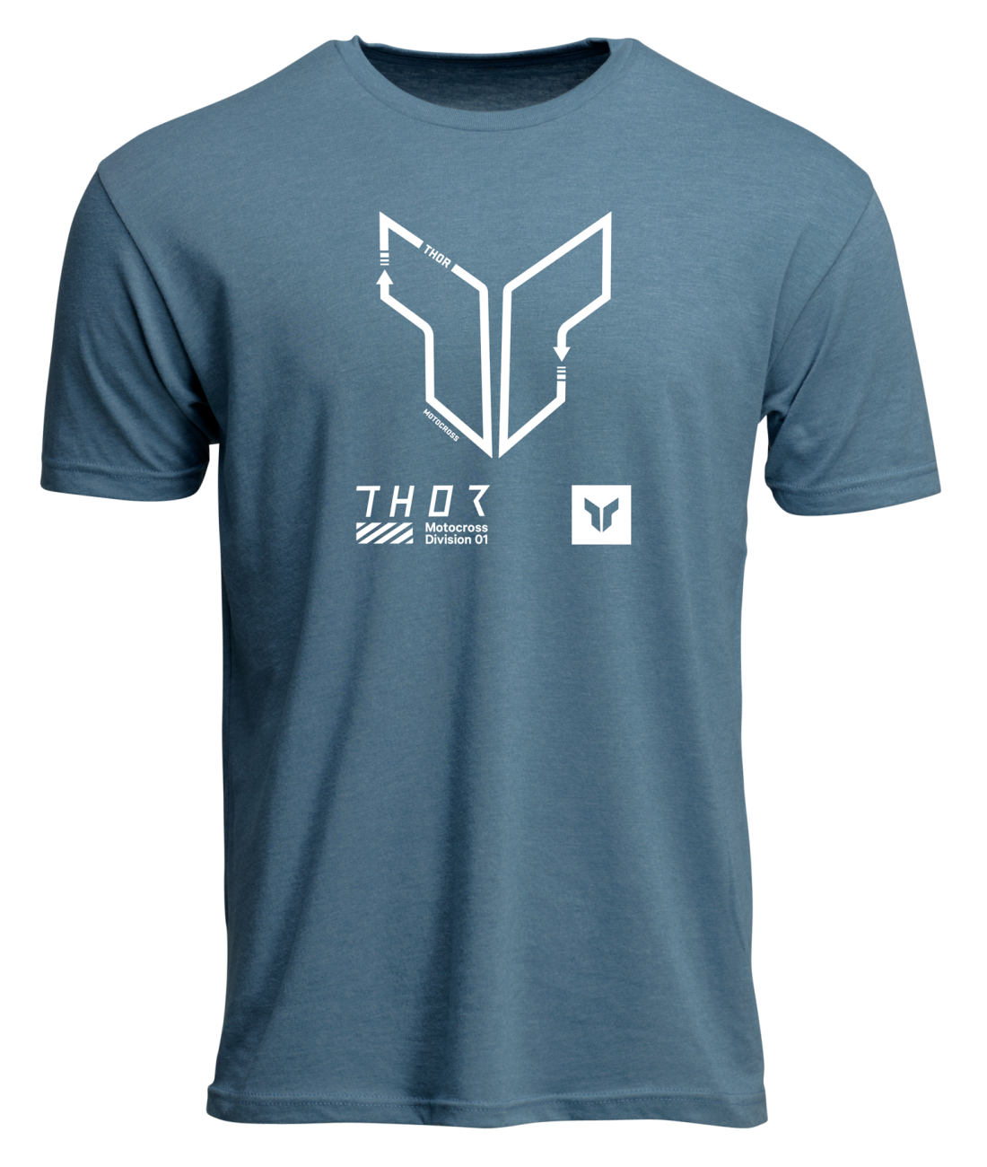 Thor 2025 Trax Heather Slate Blue Tee