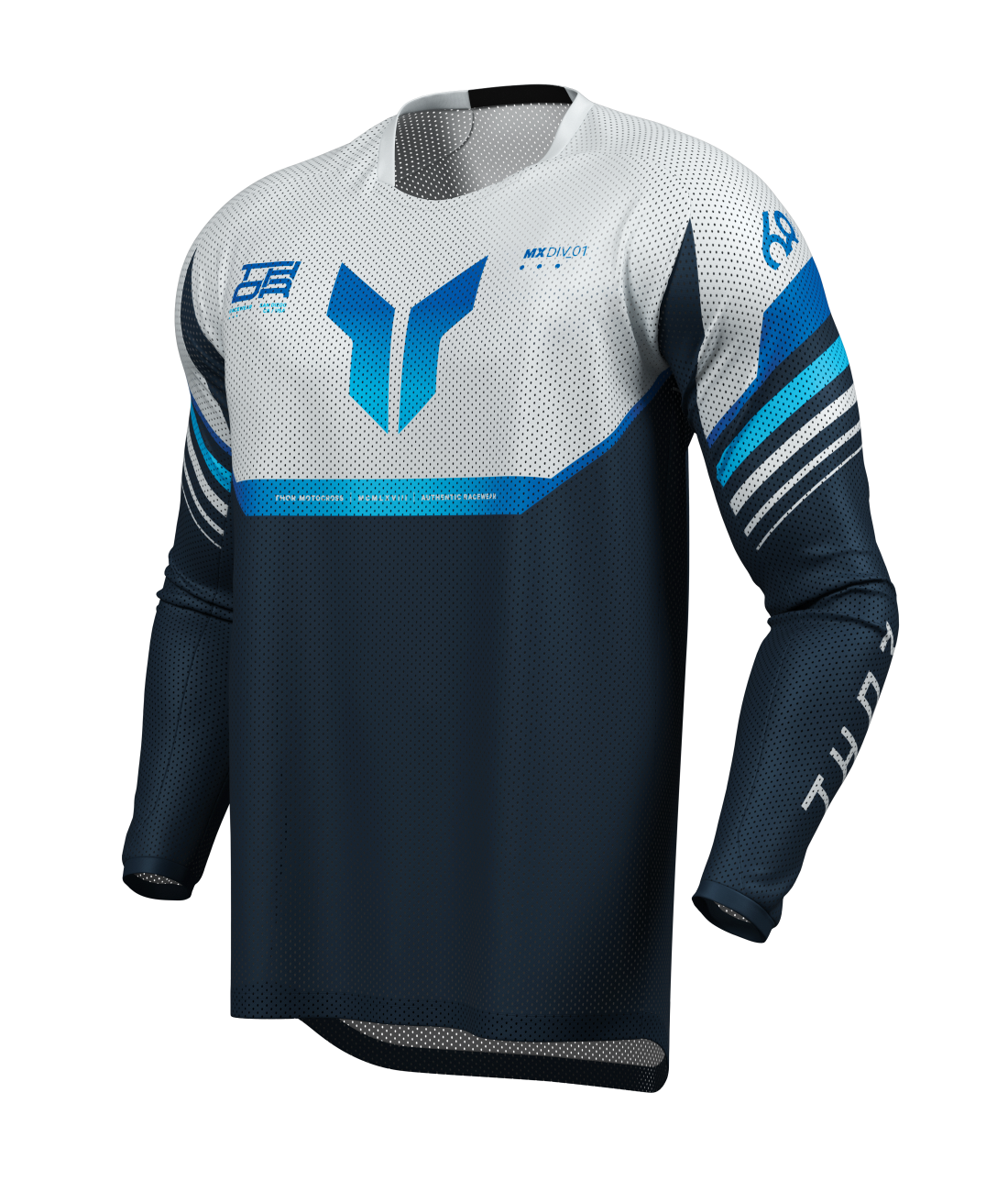 Thor 2026 Launchmode Air Raptor Midnight/Grey Jersey