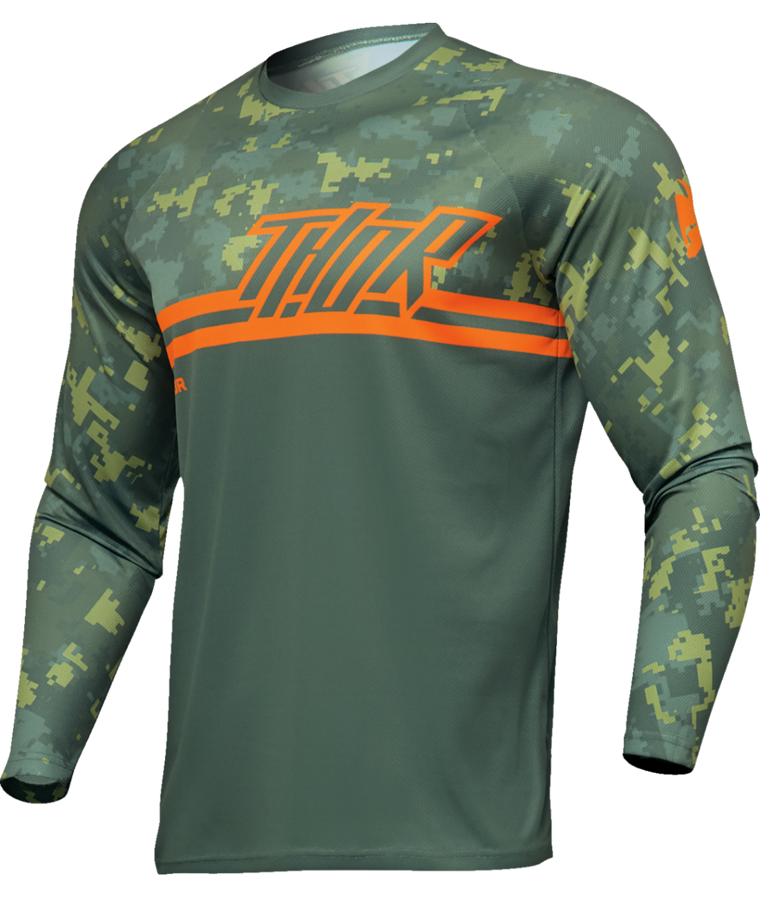 Thor 2025 Sector Digi Green/Camo Youth Jersey