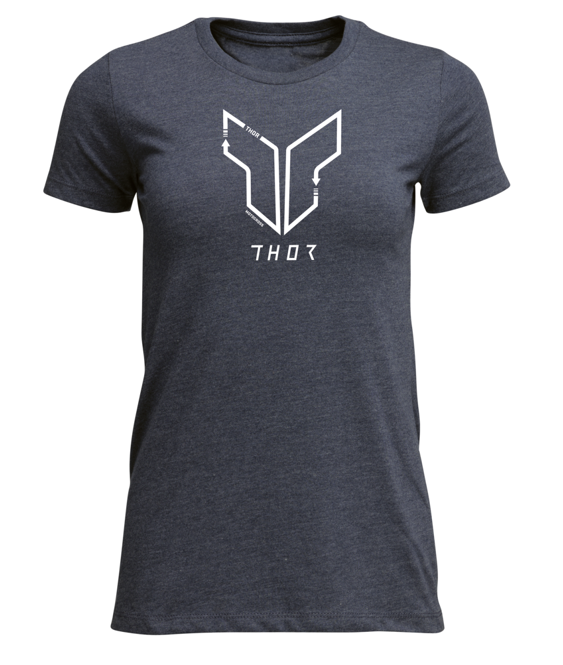 Thor 2025 Trax Navy Womens Tee