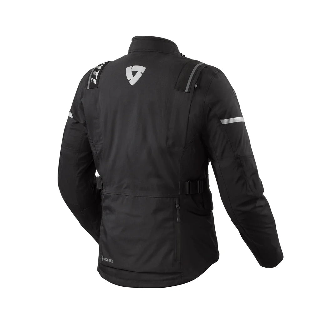 REV'IT! Vertical GTX Black/Silver Textile Jacket