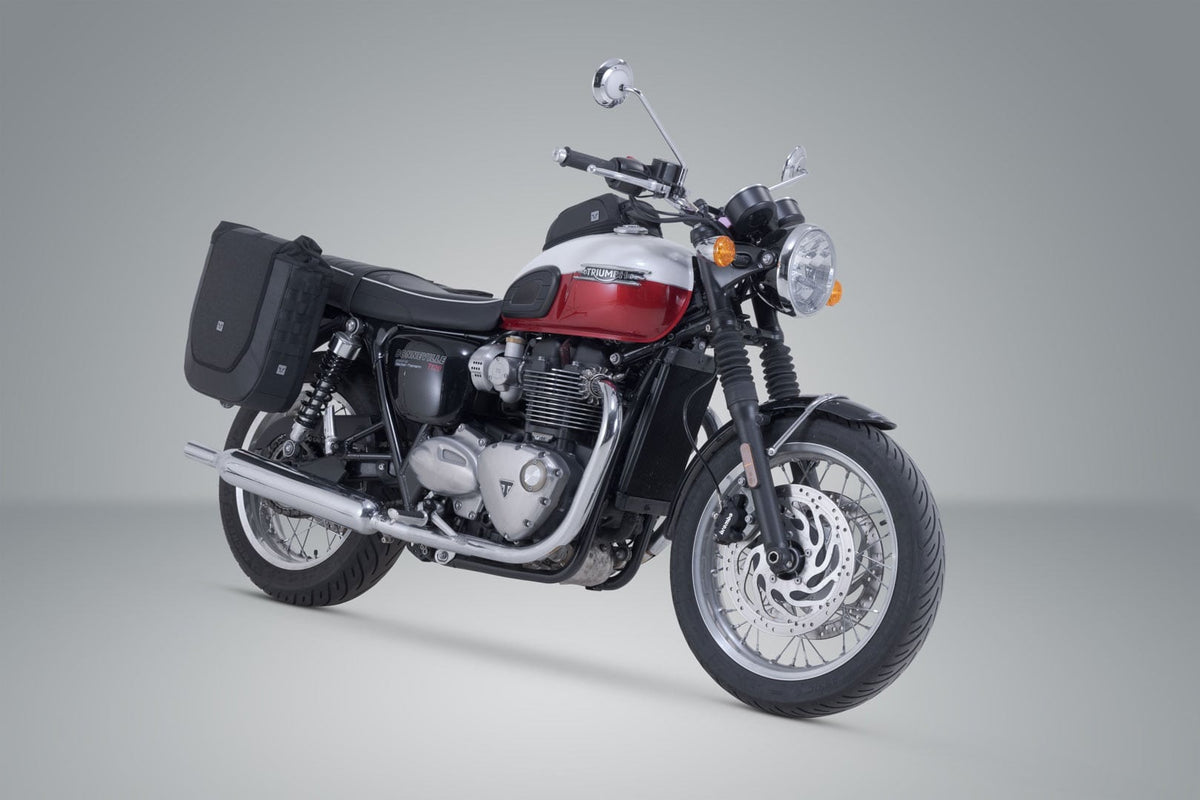 SW-Motech SW-BCHTA1174322000 Legend Gear V-LOC 16/16L Side Bag System for Triumph Bonneville T100 16-Up/Bonneville T120 15-Up