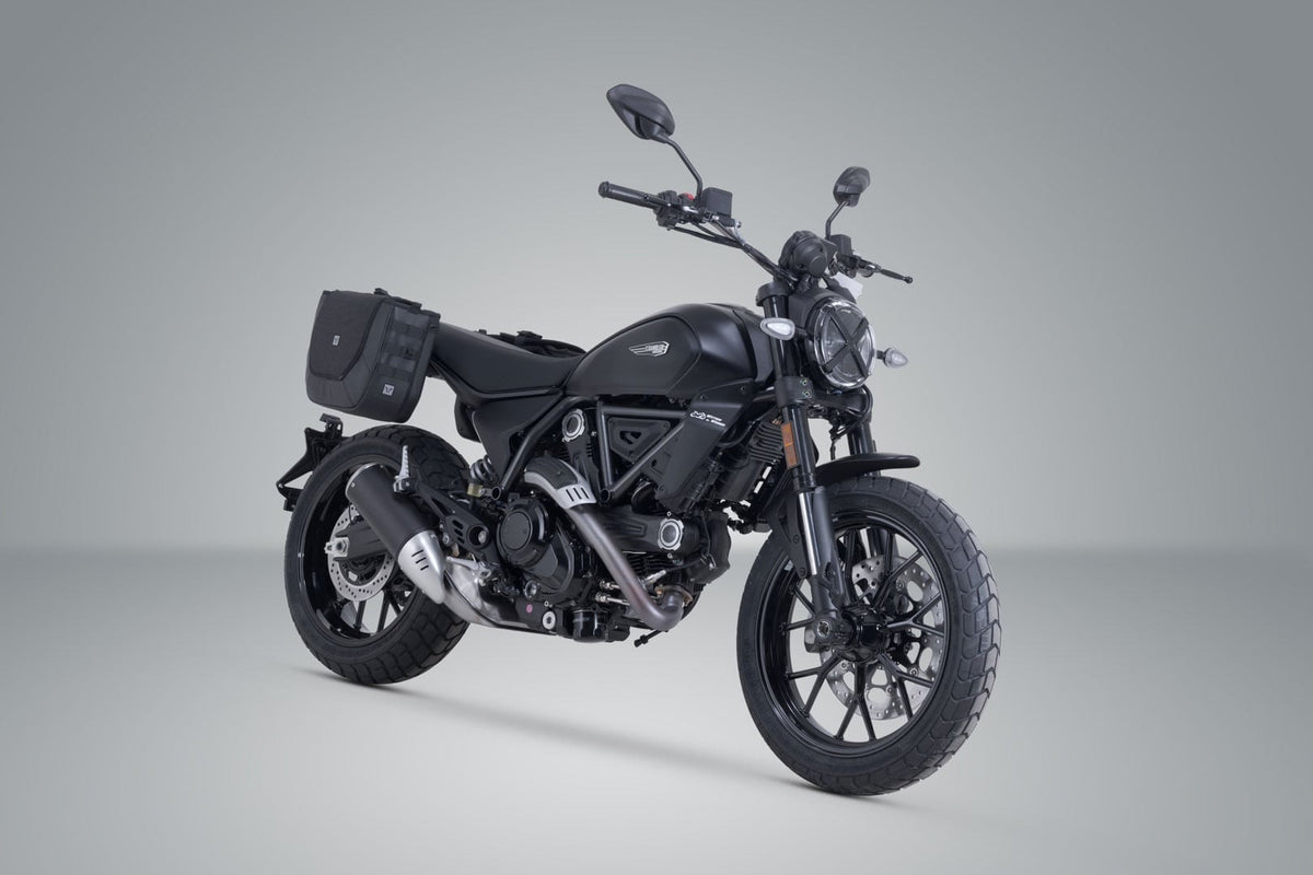 SW-Motech SW-BCHTA2208822000 Legend Gear V-LOC Side Bag System for Ducati Scrambler Models 23-Up