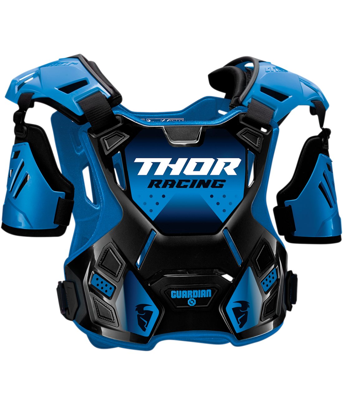 Thor 2026 Guardian Blue/Black Youth Chest Guard
